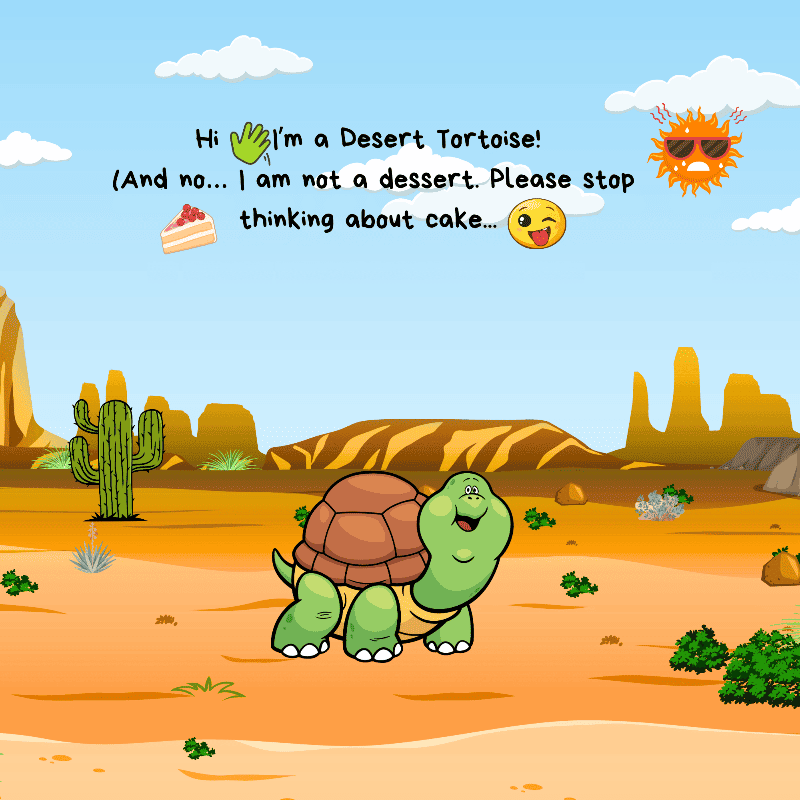Wait...There Are Tortoises In the Desert?!